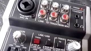 Behringer Xenyx 302 mini mixer and USB recording interface [upl. by Nehemiah]