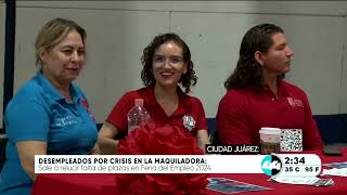 Desempleados por crisis en la maquiladora [upl. by Kaz]