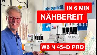 WERTARBEIT Overlock W6 N 454D Pro – Die AllinOne Overlock für Perfekte Nähprojekte [upl. by Turnbull]