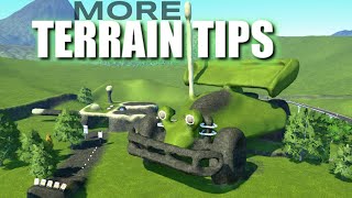 Planet Coaster  RC Build  MORE Terrain Tips W Flatten to Surface VS Foundation [upl. by Llehsyar]