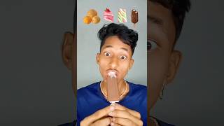 Eating Pani puri cake candy icecream 🍪🧁🍬🍫funny food mukbang shorts [upl. by Noiwtna]