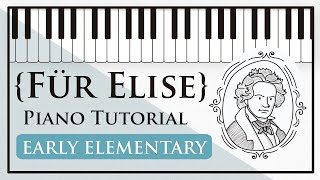 How to Play Für Elise on Piano  Super Easy Tutorial [upl. by Maure]