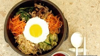 How to make Dolsot Bibimbap Authentic Bibimbap recipe Beef Bibimbob with vegetarian option [upl. by Simmonds]