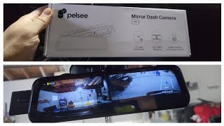 Dash Cam Mirror Dash Cam installed Back And Front Camera Installed Pelseeofficial [upl. by Gallard]