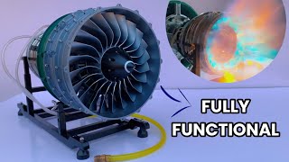 Making a Fully Functional Jet Engine  diy Jet Engine  Turbofan Engine [upl. by Lenra]