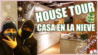 🎄 HOUSE TOUR de NUESTRA CASA 🏠 en la NIEVE 😍  ❄️ VLOGMAS❄️ [upl. by Ahsini848]