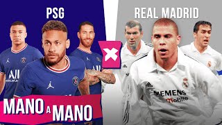 PSG 2021 X GALÁTICOS DO REAL MADRID  MANO A MANO [upl. by Rois]