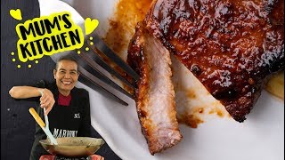 Mums Sticky Chili and Ginger Pork Chops  Marions Kitchen [upl. by Assirac]