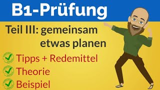 TELC B1 mündliche Prüfung Teil 3  zusammen etwas planen [upl. by Jaime]