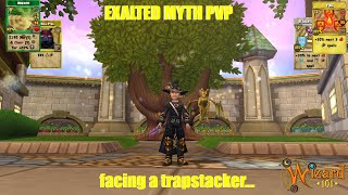 Wizard101 Exalted Myth PVP Confusing a trapstacker [upl. by Nnazus]