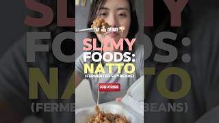 YAY OR NAY NATTO fermented soybeans foodshorts japanesefood natto foodfacts healthyfood [upl. by Franklin]