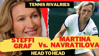 STEFFI GRAF Vs MARTINA NAVRATILOVA  GREATEST RIVALRIES IN TENNIS  Head to Head Comparison [upl. by Mohammad]