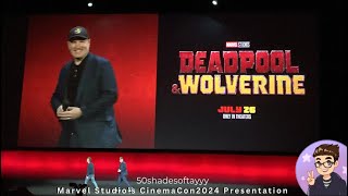 Marvel Studios CinemaCon 2024 Presentation by Kevin Feige Deadpool amp Wolverine [upl. by Aneekat]