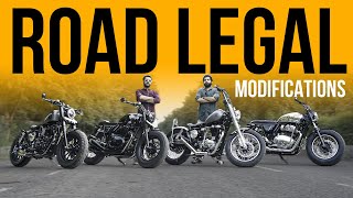 Delhis Best Modified Bike In Low Price 🤑 Ft Modified Bullet amp Other Modified Royal Enfield 🏍️💨 [upl. by Donelle]