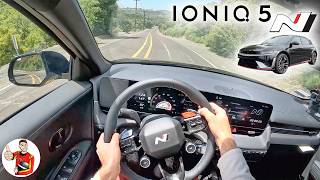 Hyundai Just Made the First Enthusiast EV  IONIQ 5 N Drive Review POV [upl. by Aydne]