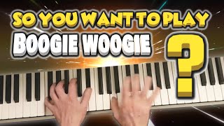 HOW TO PLAY BOOGIE WOOGIE PIANO  Beginners Easy Swanee River Tutorial Music Lesson [upl. by Nynahs]