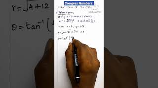 Polar form of a complex number easy tutorial [upl. by Lhadnek]