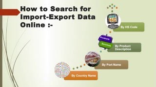 How to Search Import Export Data Online [upl. by Analli]