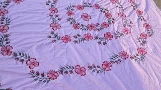 Embroidery design bedsheet hands embroidery designs [upl. by Thissa]