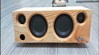 DIY Bluetooth Speaker 60W Using Pine [upl. by Lieberman]