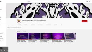 Bloomfield R14 School District Wildcats  YouTube [upl. by Ettelrahc484]