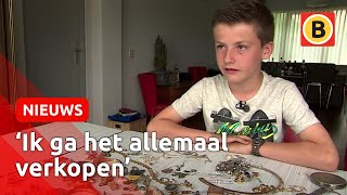 Rowan 12 mag schat houden die hij vond met metaaldetector  Omroep Brabant [upl. by Imena978]