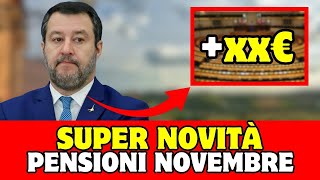 Pensioni Novembre 2024 3 NOVITÀ che DEVI Sapere [upl. by Salot]