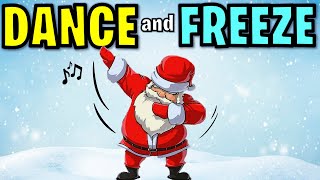 ☃️ CHRISTMAS FREEZE DANCE🥶 Just Dance Christmas 🕺🏽 Dance amp Freeze  Brain Break🎄 [upl. by Carpenter]