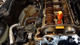 Mercedes C Class M271 how to replace timing chain PT 1 the best way [upl. by Irtemed]