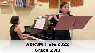 The Arethusa  Grade 2 A3 ABRSM Flute Exam Pieces from 2022 [upl. by Ttiwed]