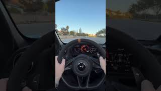 MCLAREN 765LT POV INSANE SOUND creds blubeauties [upl. by Stedt]