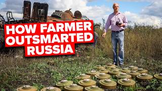 Ukrainian Farmer Finds BIZZARE Way to Get Rid Of Russian Mines [upl. by Anglo]