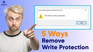 5 Ways How to Remove Write Protection from USB Drive in Windows 1110 [upl. by Enayd481]