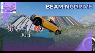 Epic High Speed Car Jumps 12 – BeamNG Drive  NGbeam ND Crash [upl. by Anaujnas]