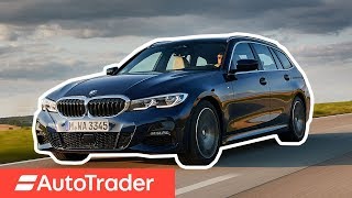 2019 BMW 3 Series Touring first drive review [upl. by Koralie]