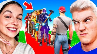 JE MINCRUSTE DANS LE DÉFILÉ DE MODE DE JEANFILS SUR FORTNITE [upl. by Aradnahc]