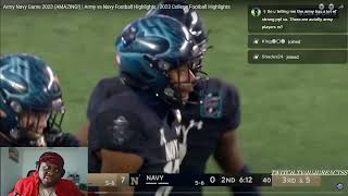 JuJuReacts To Army Navy Game 2023 AMAZING  Army vs Navy Football Highlights  2023 College Footb [upl. by Ethelin499]