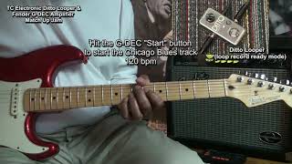 How To Turn The Fender GDEC Amp amp Ditto Looper Into A Guitar Jam Powerhouse EricBlackmonGuitar [upl. by Eshman952]