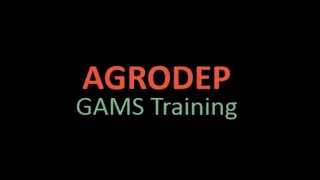 FR Formation GAMS AGRODEP Leçon 6 Instructions avancées [upl. by Goodill644]