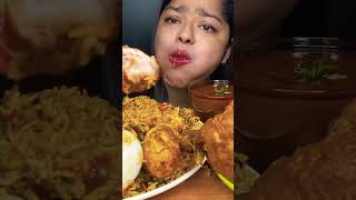 Egg biriyani full chicken eating food eatingshow mukbang [upl. by Ainerol]