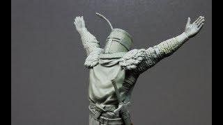 Sculpting Solaire from Dark Souls  part2 [upl. by Aneekas530]