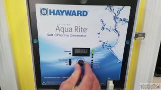 Hayward Aqua Rite  Chlorine Generator Salt Cell Information [upl. by Nerti9]