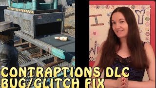 Fallout 4 Contraptions BUGGLITCH FIX for Machinery Builders Terminal Elevator Forges etc [upl. by Surovy]