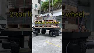 New Rubber Drive Wheels Running and Waterproof Test agv robot auto rubber waterproof wheels [upl. by Nylssej]