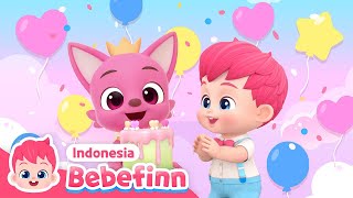 Selamat Ulang Tahun Pinkfong  Lagu Anak  Bebefinn Bahasa Indonesia [upl. by Schmitt]