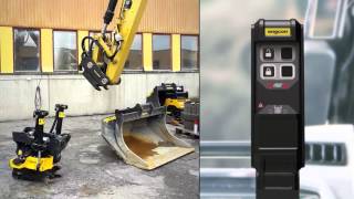 engcon QSC  Standardized quick hitch operation improves safety [upl. by Vachill16]