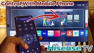 How to Control Hisense Smart TV Using Phone [upl. by Whelan862]