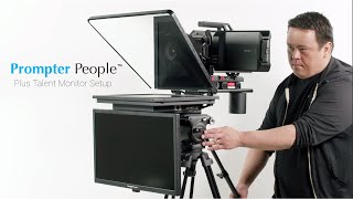 Prompter People  Talent Monitor Plus Model  Setup [upl. by Vassar110]