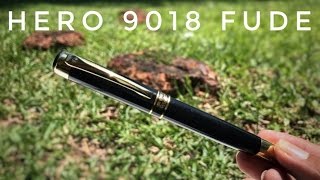 Hero 9018 Fountain Pen Artist Review [upl. by Neliac]