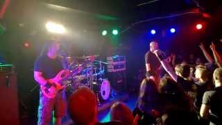 Dying Fetus  Induce Terror New Song  Justifiable Homicide Live in Athens 2015 [upl. by Anuahsar725]